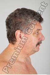 Head Man White Average Wrinkles Male Studio Poses